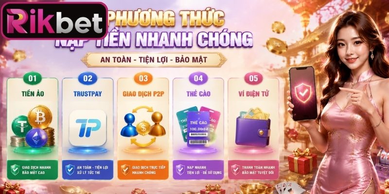 Tổng hợp hình thức nạp vốn và giới hạn giao dịch 