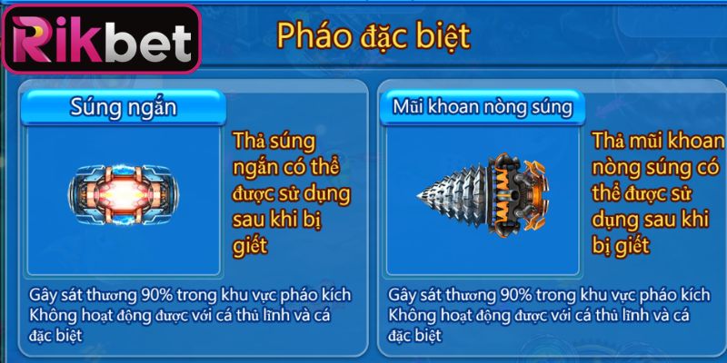 Ocean Lord Rikbet - Đại Dương Huyền Bí Nhận Thưởng Lớn 2 Nhiều vũ khí đặc sắc trong game