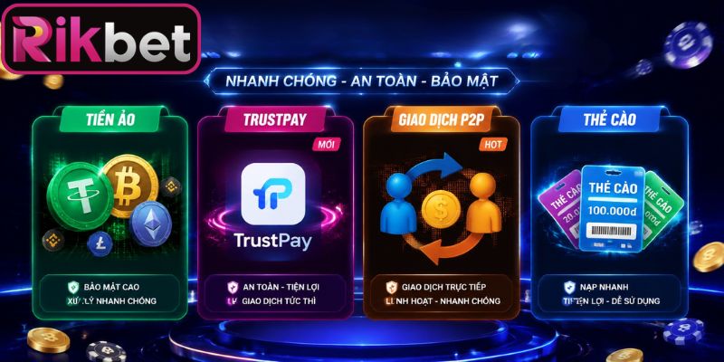 Rút Tiền Rikbet - Quy Trình Thanh Toán Siêu Tốc An Toàn 1 Bảng tổng hợp phương thức giao dịch mới nhất